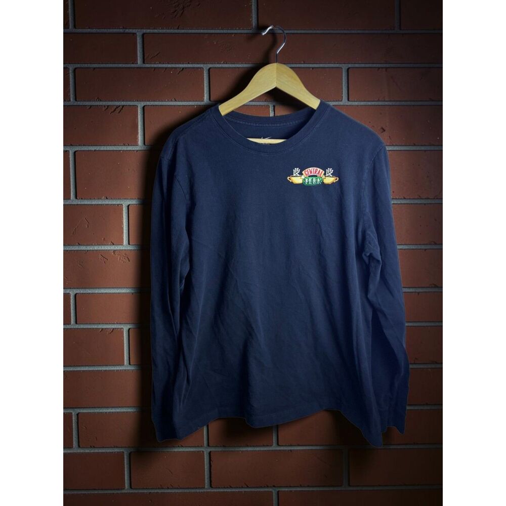 Friends Central Perk Nike Long Sleeve T-Shirt Men's Large Black